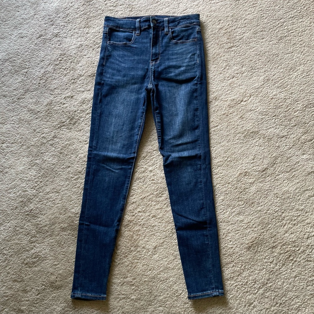 American Eagle Hi-Rise Jegging Jeans Size 4 - Picture 5 of 10